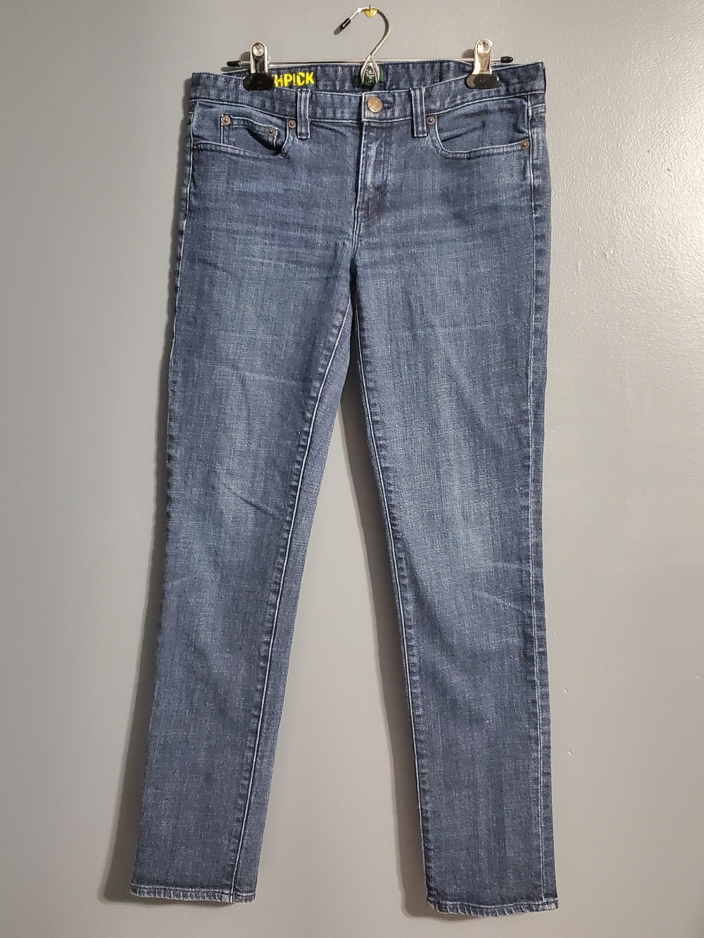 J. Crew Factory Toothpick Women's Skinny Jeans Stretch in Blue Wash